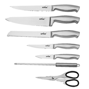 Stainless Steel 6 Piece MARBLE Black knife set with gift box – Neware  Corporate