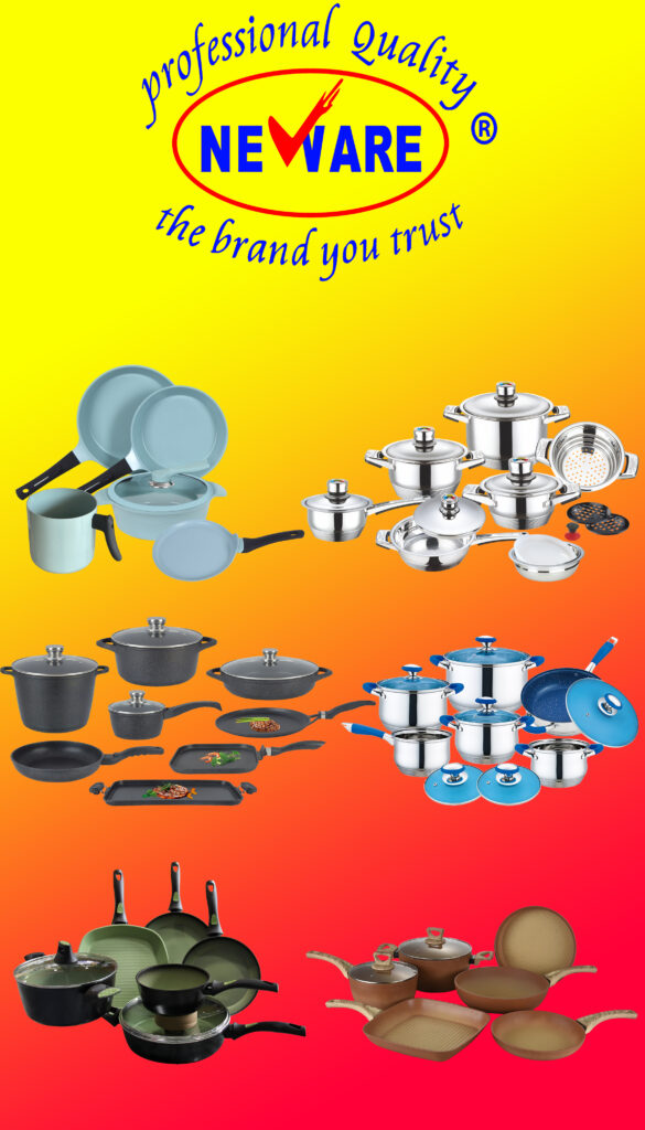 3 Piece Cookware Frying Pan Set – Neware Corporate