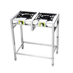 Full Stainless Steel Two Head Burner Stove- 2972