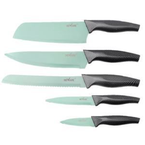 Jade Coated Nonstick 5-Piece Knife Set-1805