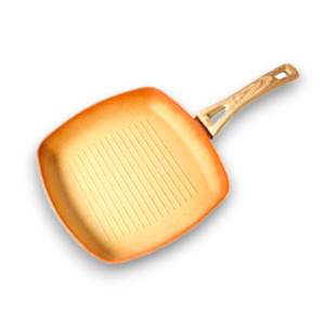 TerraCotta Square Grill Pan Non-Stick 11" / 28cm | #7080-28