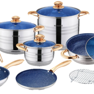 13-Piece Stainless Steel Nonstick Cookware Set - 3213